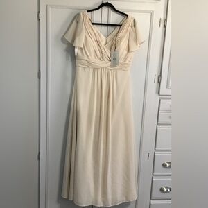 Christina Wu Bridesmaid Dress in Latte size 14 from BRIDAL PATH